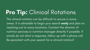 clinical rotation pro tip: start early and be persistent