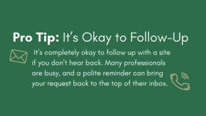 pro tip: follow-up 